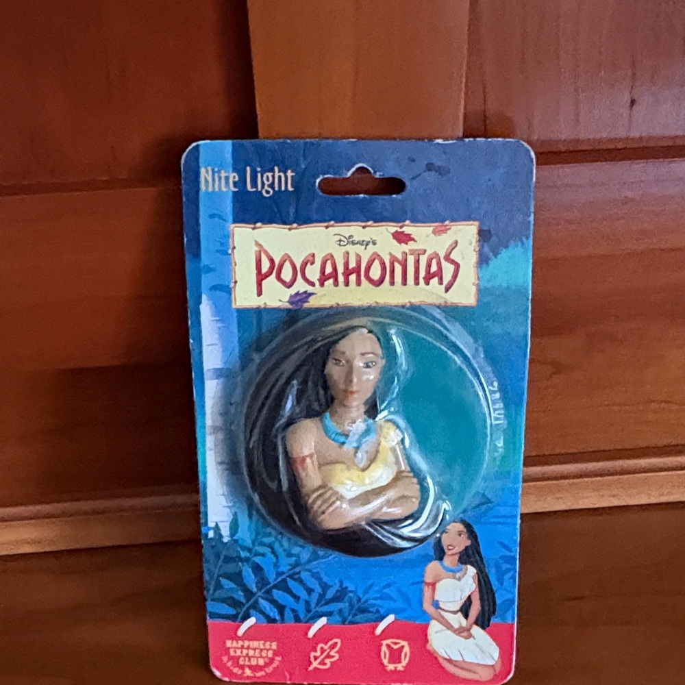 Disney Pocahontas Night Light - Blue, Tan
